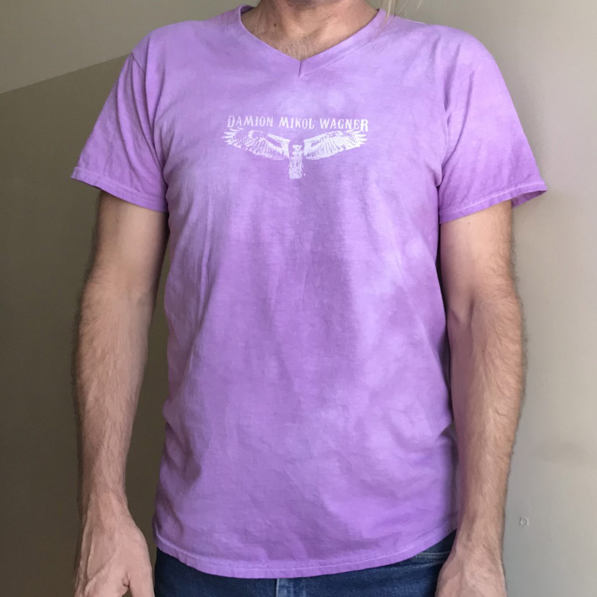 V-neck Tee Purple Hawk